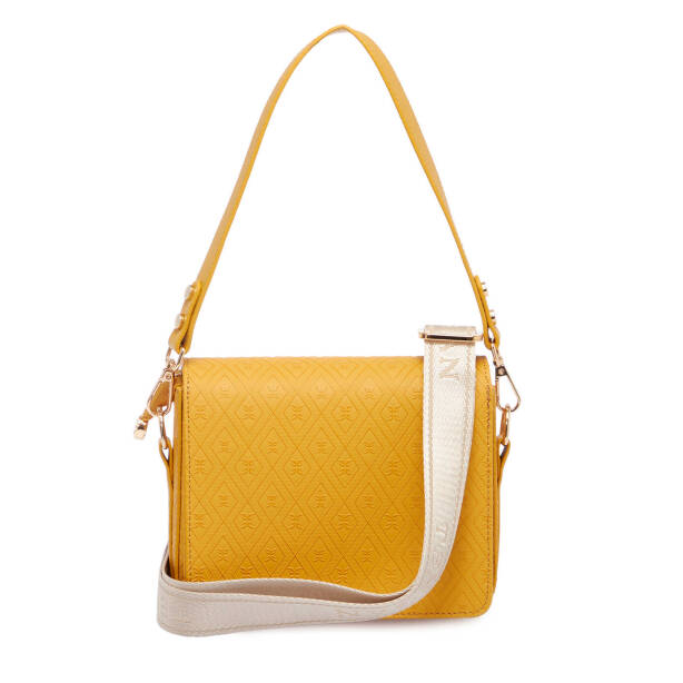 Sarı Print Kadın Omuz Çantası - S25Y1PR09168-S7S - 3