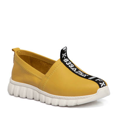  Sarı Tekstil Kadın Sneaker - K21I1AY65404-J63 