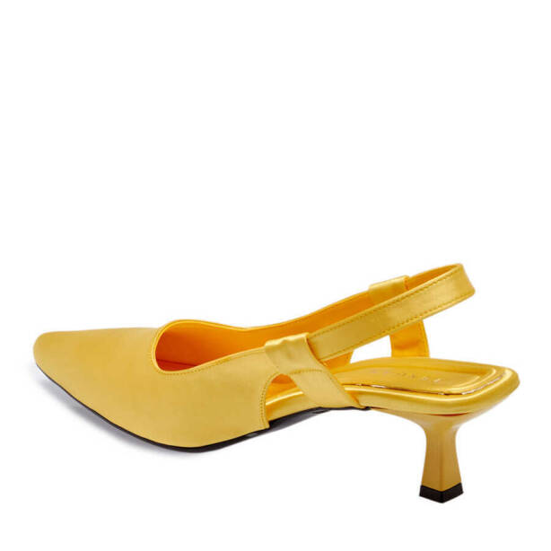 Sarı Tekstil Kadın Stiletto - K24I1AY67329-R21 - 2