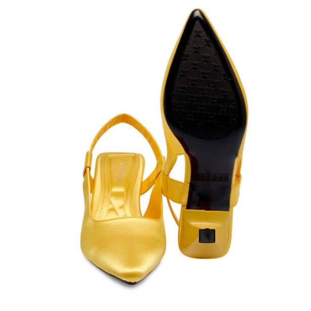 Sarı Tekstil Kadın Stiletto - K24I1AY67329-R21 - 4