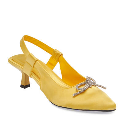  Sarı Tekstil Kadın Stiletto - K24I1AY67330-R21 - 1