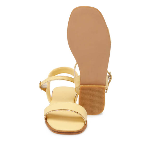 Sarı Vegan Kadın Sandalet - K24Y1SN67091-R87 - 4