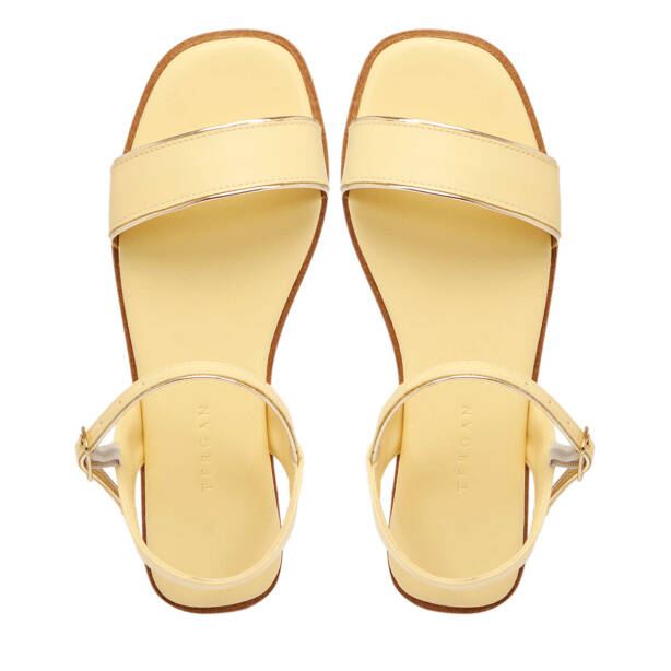 Sarı Vegan Kadın Sandalet - K24Y1SN67091-R87 - 5