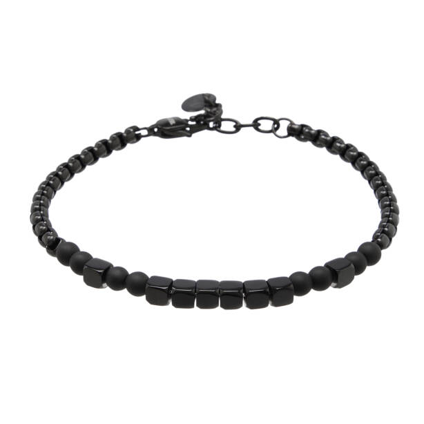 Siyah Çelik Erkek Bileklik - E1BLK0410488-D62 
