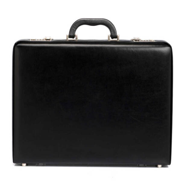 Siyah Hakiki Deri Erkek Bond Çantası - S1BD00004402-B06 - 3