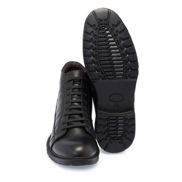 Siyah Deri Erkek Bot - E24K1BT57263-A23 - Tergan