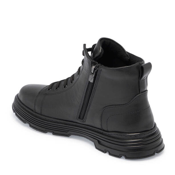 Siyah Deri Erkek Bot - E24K1BT57264-A23 - 2