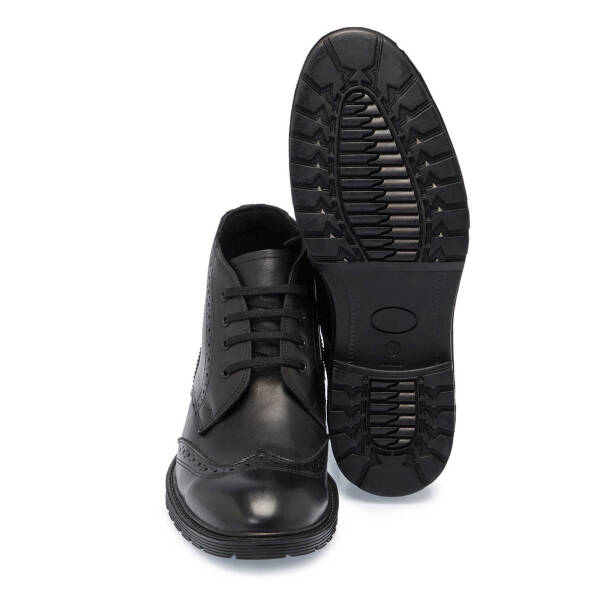 Siyah Deri Erkek Bot - E24K1BT57265-A23 - Tergan