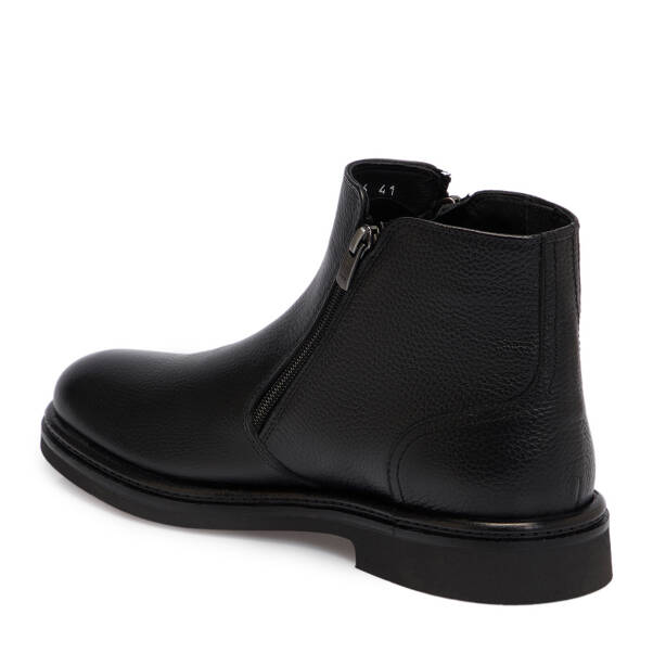 Siyah Deri Erkek Bot - E25K1BT57374-A23 - 2