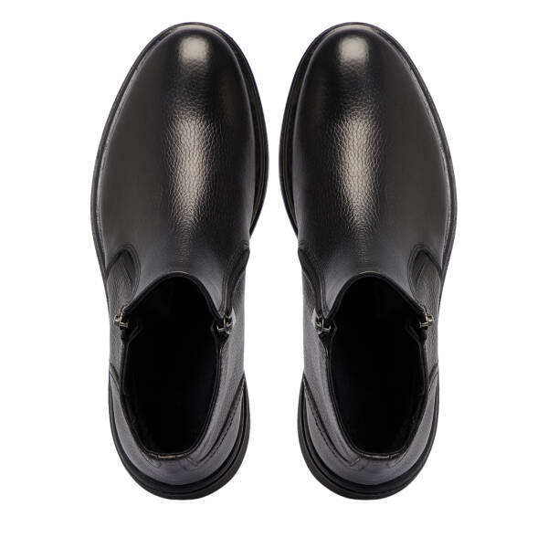 Siyah Deri Erkek Bot - E25K1BT57374-A23 - 5