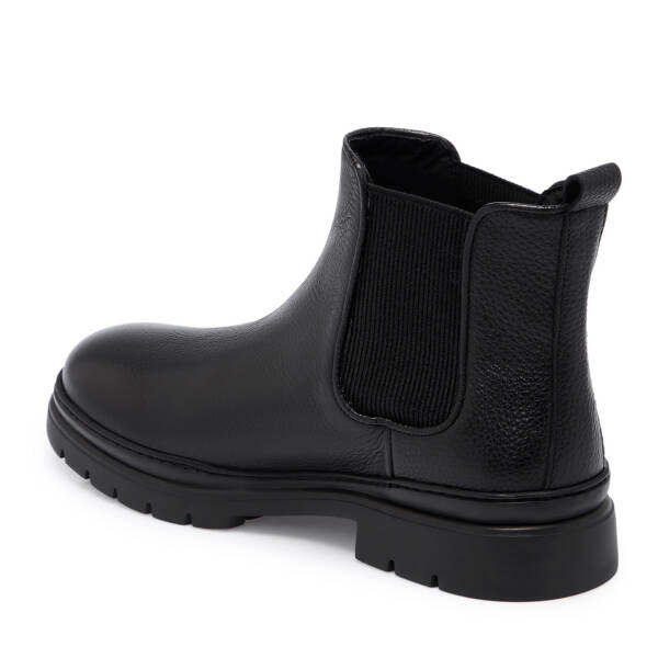 Siyah Deri Erkek Bot - E25K1BT57381-A23 - 2