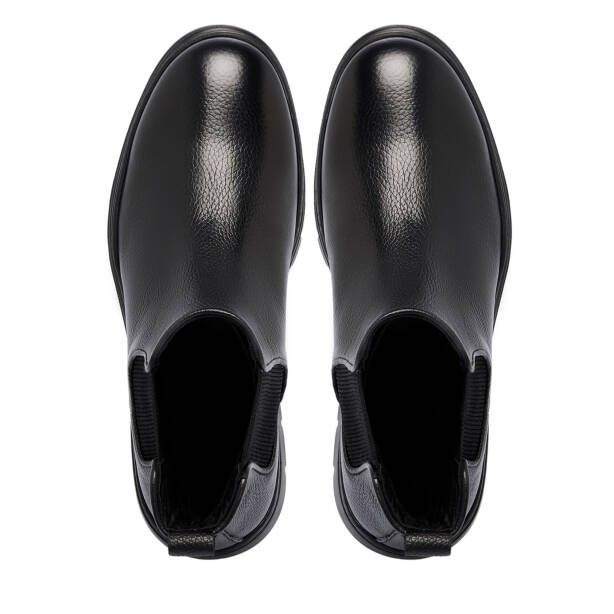 Siyah Deri Erkek Bot - E25K1BT57381-A23 - 5