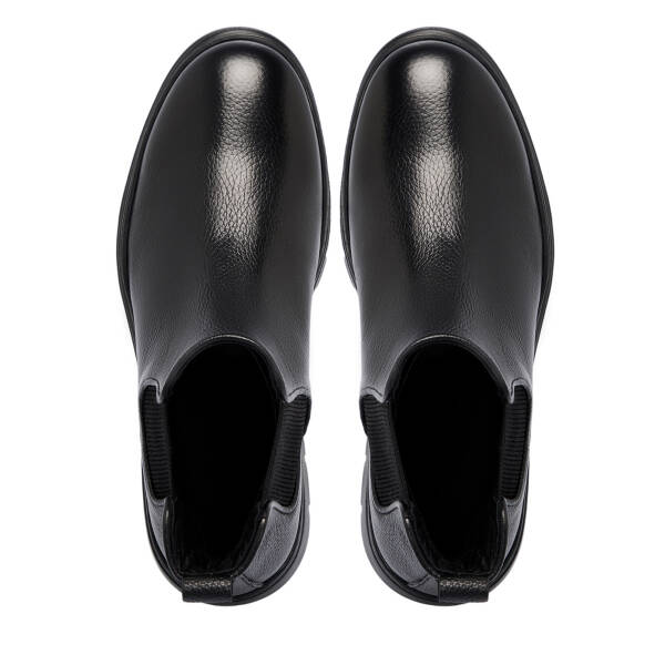 Siyah Deri Erkek Bot - E25K1BT57381-A23 - 5