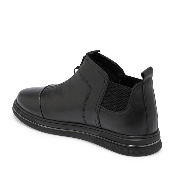 Siyah Hakiki Deri Erkek Bot - E25K1BT57383-A23 - 3