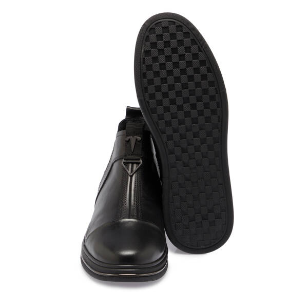 Siyah Hakiki Deri Erkek Bot - E25K1BT57383-A23 - 4