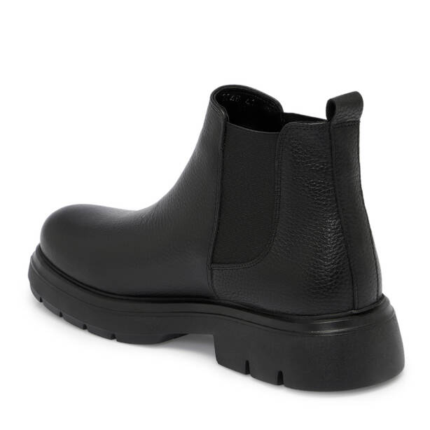 Siyah Deri Erkek Bot - E25K1BT57421-A41 - 2