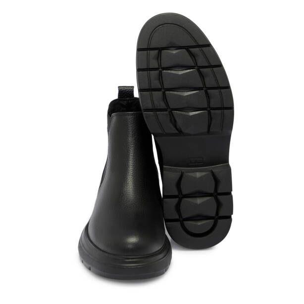 Siyah Deri Erkek Bot - E25K1BT57421-A41 - 4