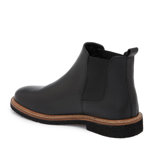 Siyah Deri Erkek Bot - E25K1BT57427-A55 - 2