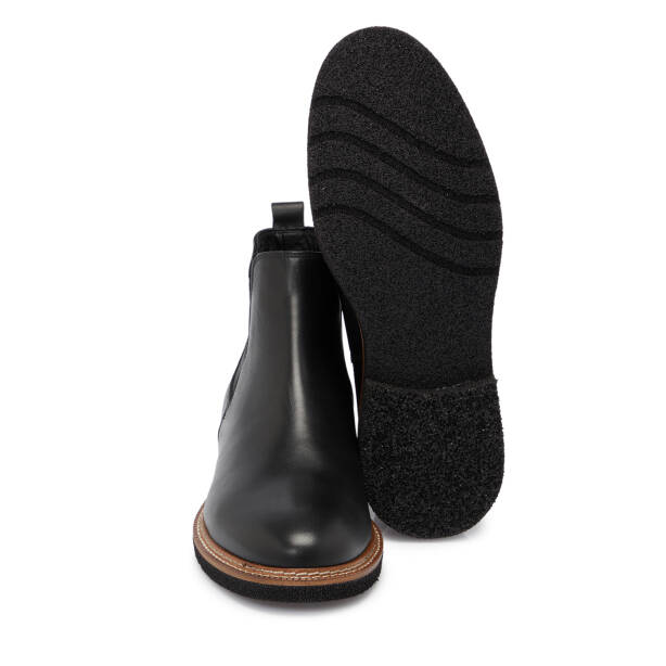 Siyah Deri Erkek Bot - E25K1BT57427-A55 - 4