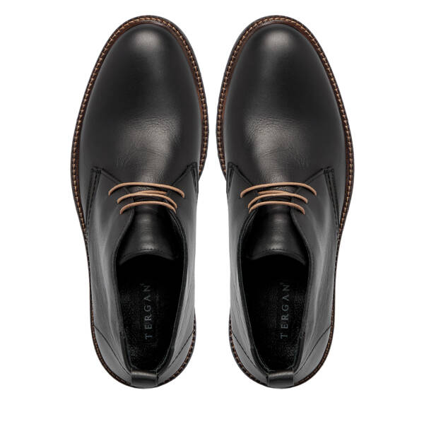 Siyah Deri Erkek Bot - E25K1BT57436-A23 - 5