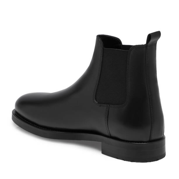 Siyah Hakiki Deri Erkek Bot - E25K1BT57456-A43 - 3