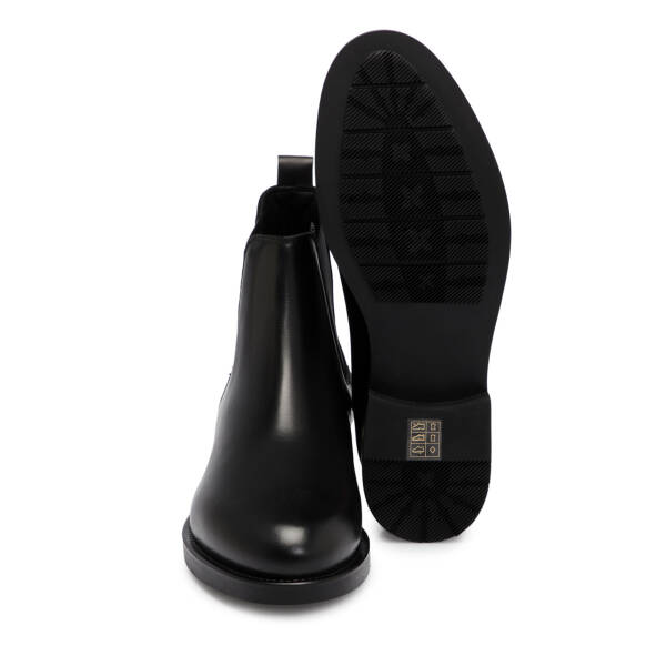 Siyah Hakiki Deri Erkek Bot - E25K1BT57456-A43 - 4