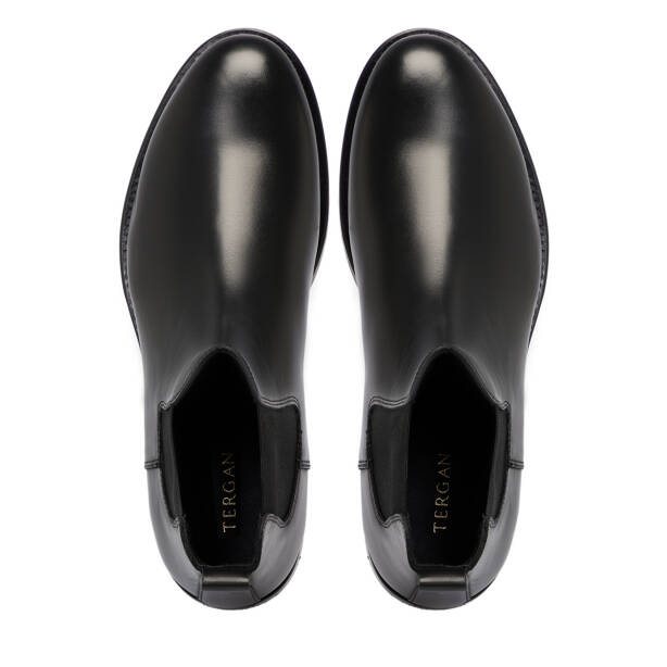 Siyah Hakiki Deri Erkek Bot - E25K1BT57456-A43 - 5