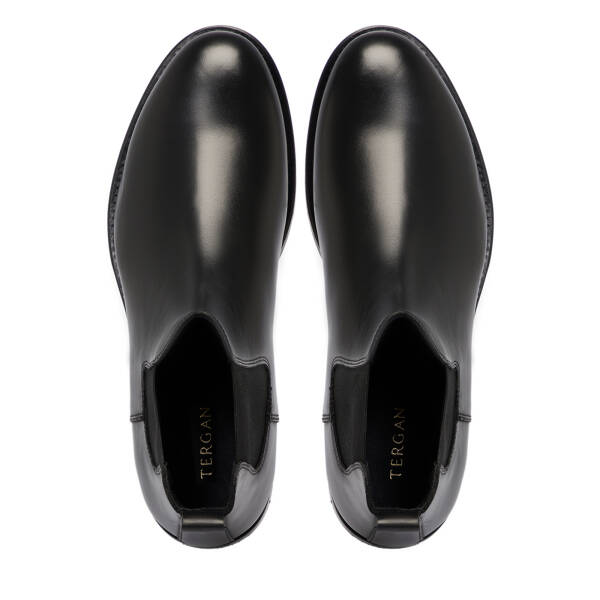 Siyah Hakiki Deri Erkek Bot - E25K1BT57456-A43 - 5