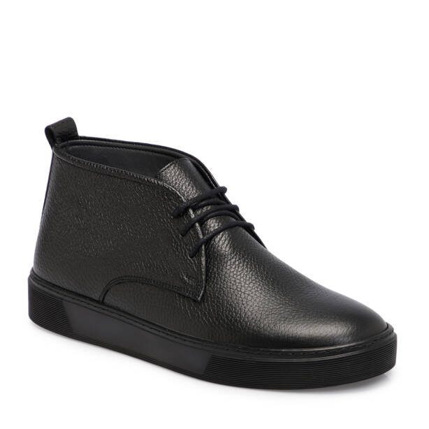 Siyah Deri Erkek Bot - E25K1BT57474-A41 