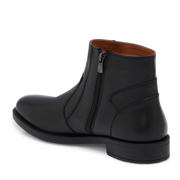 Siyah Hakiki Deri Erkek Bot - E25K1BT57479-A23 - 2