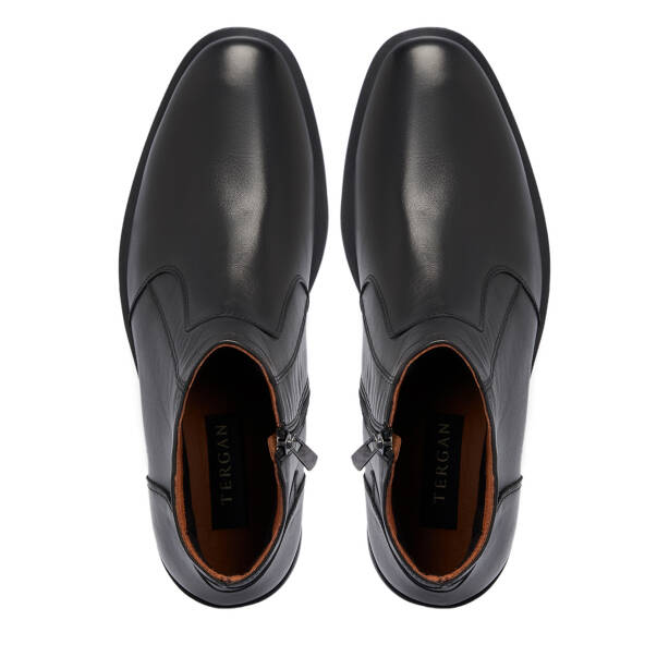 Siyah Hakiki Deri Erkek Bot - E25K1BT57479-A23 - 5