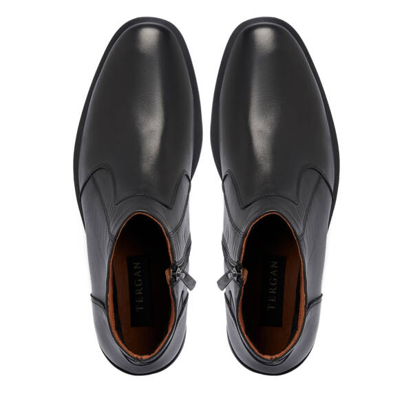 Siyah Hakiki Deri Erkek Bot - E25K1BT57479-A23 - 5