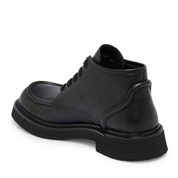 Siyah Deri Erkek Bot - E25K1BT57484-O1F - 2