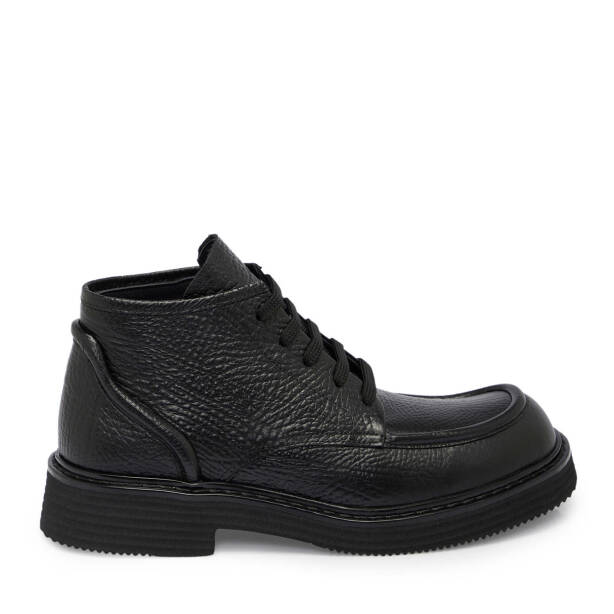 Siyah Deri Erkek Bot - E25K1BT57484-O1F - Tergan