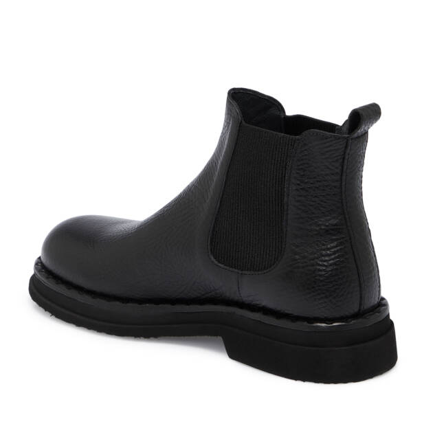 Siyah Deri Erkek Bot - E25K1BT57495-A23 - 2