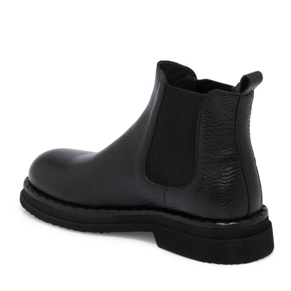 Siyah Deri Erkek Bot - E25K1BT57495-A23 - 2