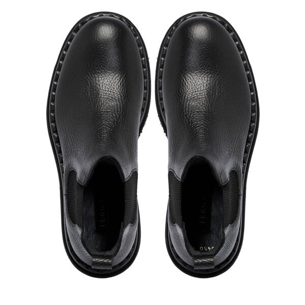 Siyah Deri Erkek Bot - E25K1BT57495-A23 - 5