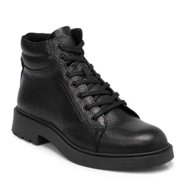 Siyah Deri Erkek Bot - E25K1BT57518-A41 - 1
