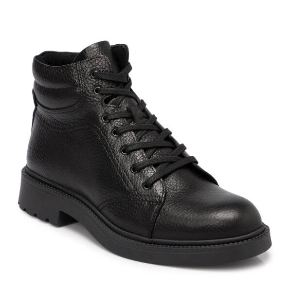 Siyah Deri Erkek Bot - E25K1BT57518-A41 - 1