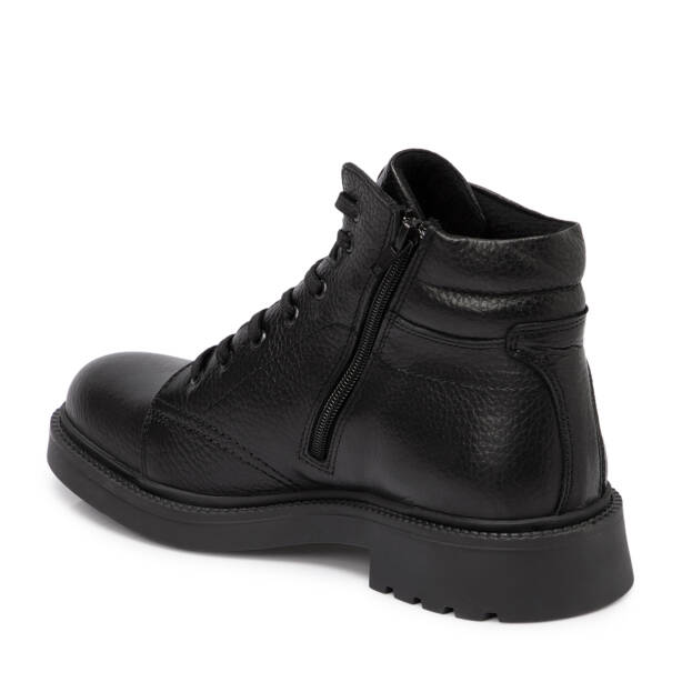 Siyah Deri Erkek Bot - E25K1BT57518-A41 - 2