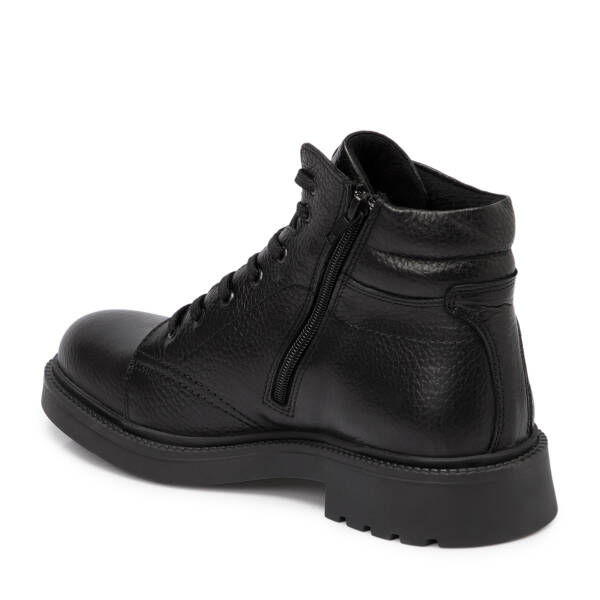 Siyah Deri Erkek Bot - E25K1BT57518-A41 - 2