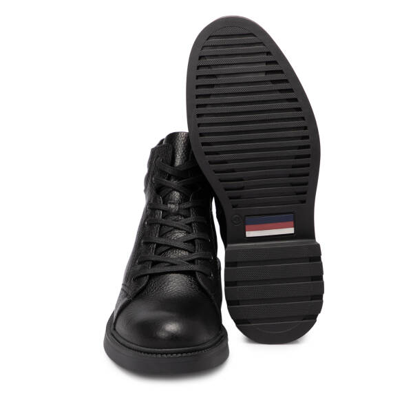 Siyah Deri Erkek Bot - E25K1BT57518-A41 - 4