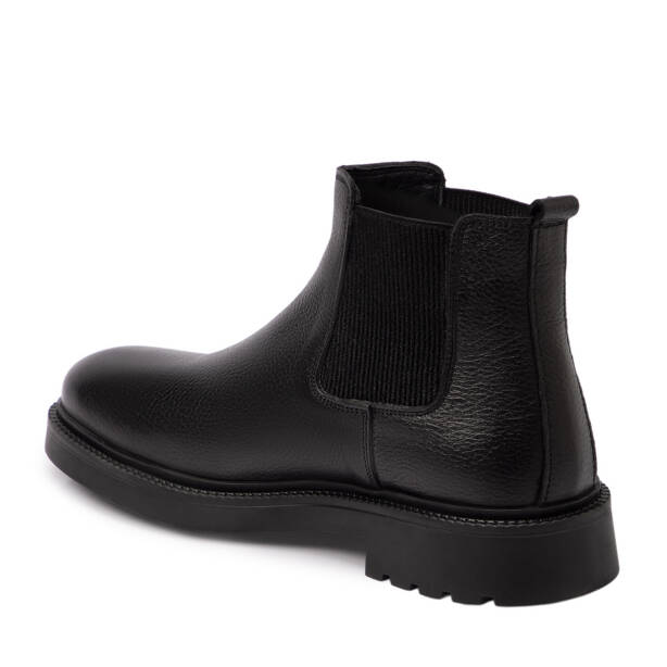 Siyah Hakiki Deri Erkek Bot - E25K1BT57522-A41 - 3