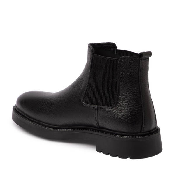 Siyah Hakiki Deri Erkek Bot - E25K1BT57522-A41 - 3