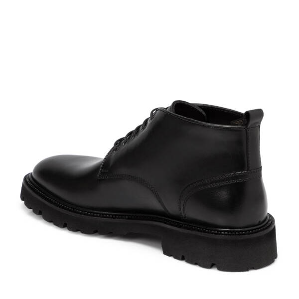Siyah Deri Erkek Bot - E25K1BT57524-A43 - 2