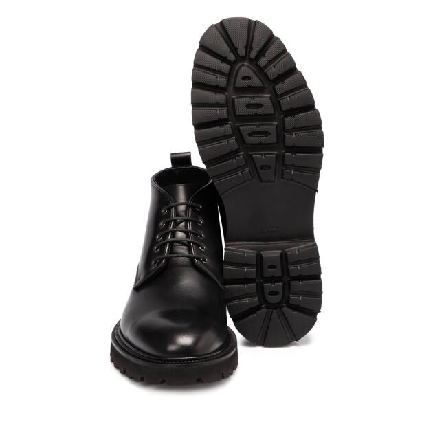 Siyah Deri Erkek Bot - E25K1BT57524-A43 - 4