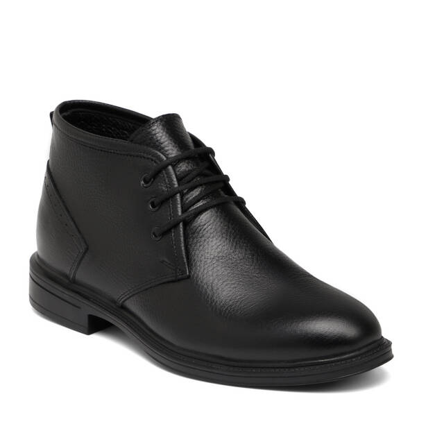 Siyah Hakiki Deri Erkek Bot - E25K1BT57655-A23 - 2