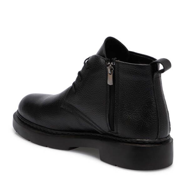 Siyah Hakiki Deri Erkek Bot - E25K1BT57675-A41 - 2