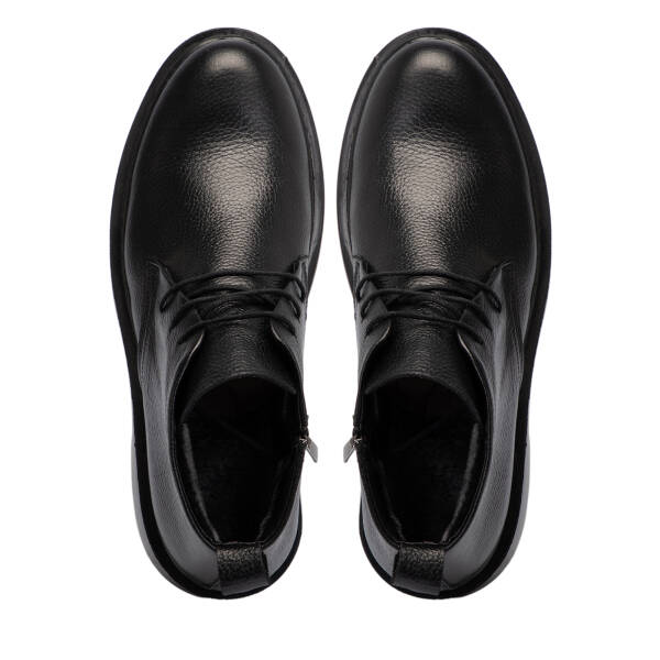 Siyah Hakiki Deri Erkek Bot - E25K1BT57675-A41 - 5