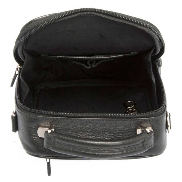 Siyah Deri Erkek Çapraz Askılı Çanta - S1AC00002923-A6F - 4